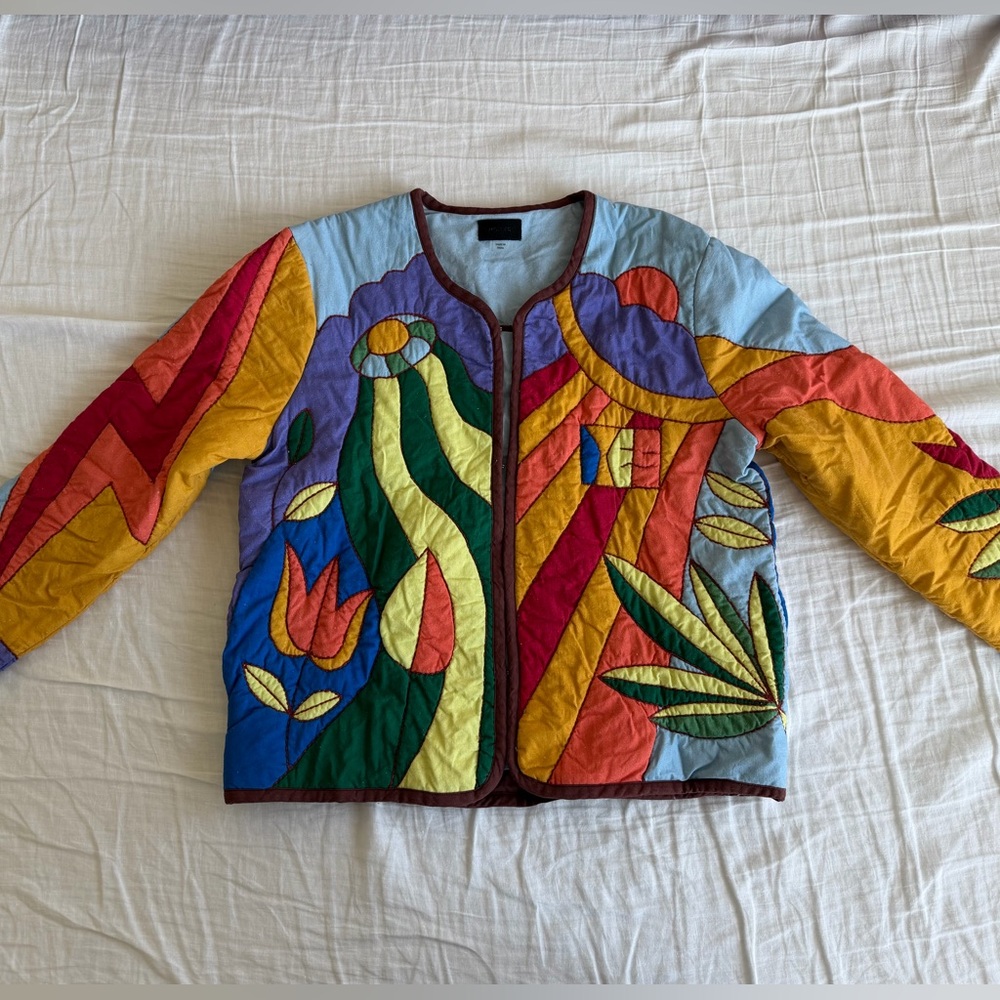 Mother Colorful Patchwork Women's Jacket